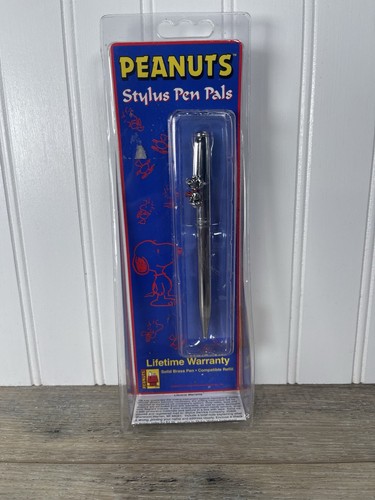 Vintage Peanuts Snoopy Flying Ace Stylus Messing Kugelschreiber Rarität 1990er
