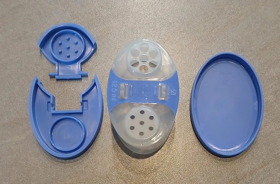 1 Gewürzbehälter Orient Express 125 ml Tupperware 4052 BLAU Gewürze - Bild 4 von 4