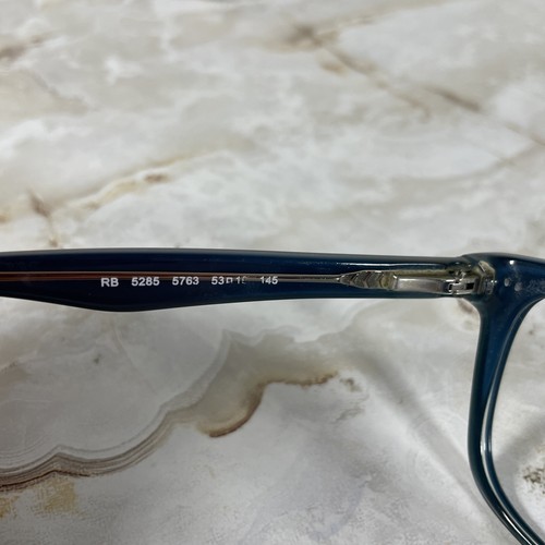 RAY-BAN RB 5285 5763 Light Blue/Crystal Clear Eyeglasses Frame 53-19-145 - Picture 6 of 10