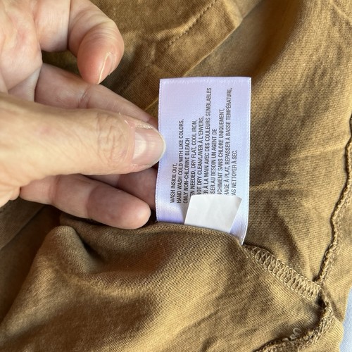 Old Navy Damen Stufen Rüschen braun hellbraun Camisole Top Small neu mit Etikett Bauern Boho - Bild 11 von 11