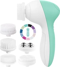 Facial Cleansing Brush Electric Spin Exfoliator Skin Care Beauty Tool Opal