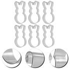 6pcs Metall -Keksschneider Ostereikekse Cutter Bunny Rabbit -Form -Keksschneider