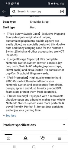 Geekshare Pink Plug Bunny Case für Nintendo Switch Nintendo Switch - Bild 11 von 11