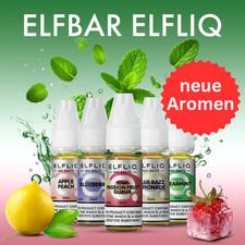 Elfliq Elfbar E-Liquid 10ml mit 10mg / 20mg Nikotin Elfbar Nikotinsalzliquid