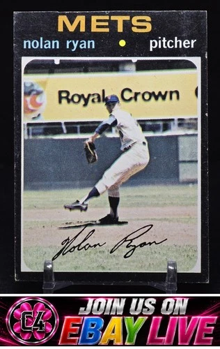 Nolan Ryan 1971 Topps #513 New York Mets EX