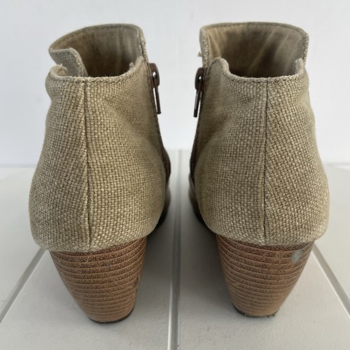Blowfish Boots Women's Ankle Bootie Brown Side Zip Casual Wedges Size 8.5 - Picture 3 of 10
