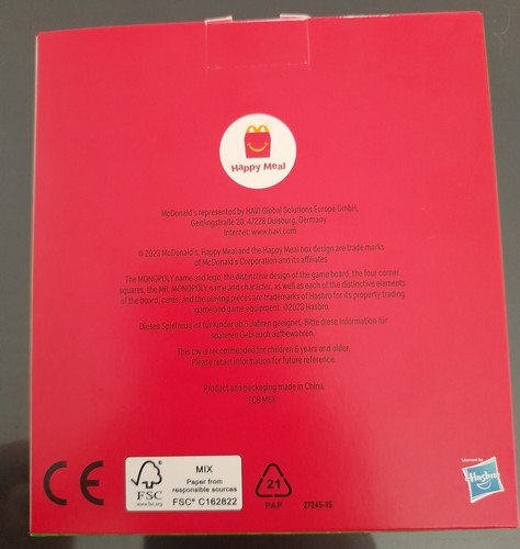 Monopoly Classic Deutsch Mini Version Von MC Donalds - Bild 2 von 6