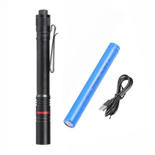 5.9 Inch Rechargeable Penlight 300 lumens 3 Lighting Modes Pocket Penlight