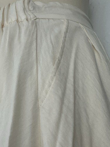 Mable Skirt, Size M/L (waist 32) Ivory Cream Flowing, Lined, Long, Rayon, EUC - Picture 7 of 20