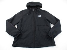 New Balance Softshell Women's Large Black Full Zip Jacket Hooded
