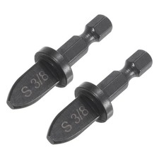 3/8" Swaging Tool Drill 1/4" Hex Handle for Copper Aluminum Pipe 2Pcs