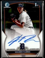 L34,807 - 2023 Bowman Chrome Prospect Autographs #CPAWF Wilmer Flores Auto