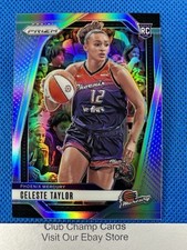 2024 #48 Celeste Taylor Panini Prizm WNBA Silver Prizm Mercury RC