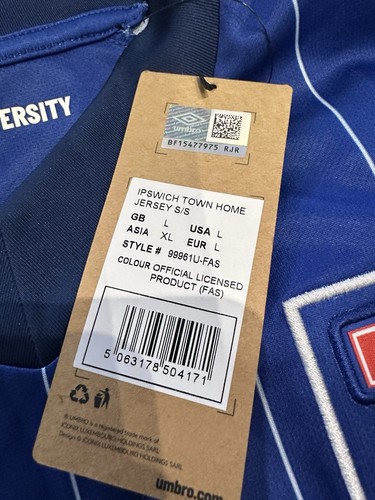 Ipswich Town Signed Home Shirt 24/25 Large Sammie Szmodics COA Included - Picture 7 of 8
