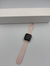 Apple Watch Series 4 44mm Stainless Steel GPS + Cellular – Locked – w/ Nike Pink