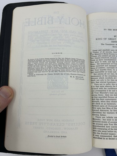Holy Bible Red Letter Edition KJV Concordance Collins' Clear-Type Press 1957 - Bild 12 von 15