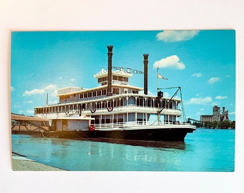 LOTE DE 3 POSTALES VINTAGE DE ST LOUIS BARCO FLUVIAL ARCO Y RIVERFRONT ESPACIOS EN BLANCO SIN PUBLICAR - Imagen 2 de 7