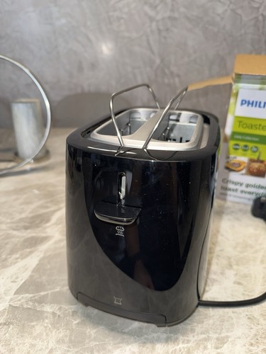 Philips Toaster Daily Collection 2 Slice HD2581/91 Reheat Defrost Used K509 - Picture 7 of 7