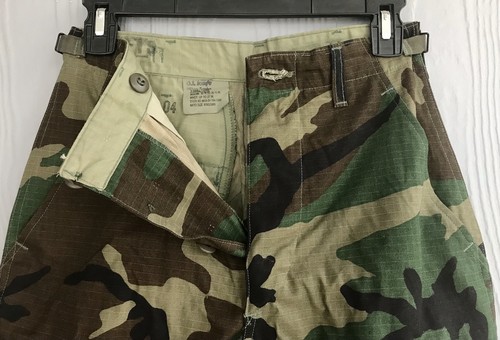 WOODLAND RIPSTOP BDU TROUSERS, GI SURPLUS, XS/L, CAMO FLAP, 1991 ISSUE! - Picture 10 of 22