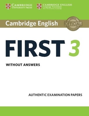 Cambridge English First 3 Student's Book without ... by TBD Paperback / softback