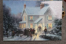 B31 Thomas Kinkade Boxed Holiday Cards 14 Cards Seals Envelopes