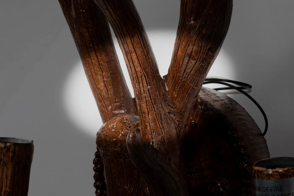 2 Lights Deer Horn Antler Wall Lamp LED Dining Room Wall Sconces Repaired - Image 4 of 4