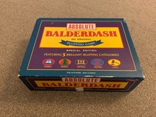 ABSOLUTE BALDERDASH GAME : Special Edition By Drumond Park 1999