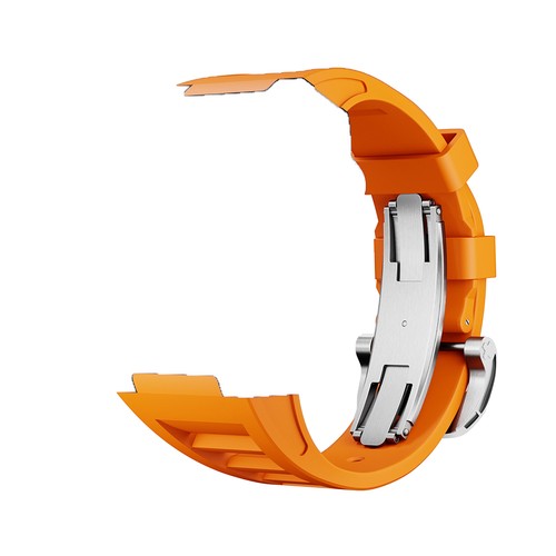 Luxury Stainless Steel Case For Apple Watch Series 11 10 46mm Rubber Band Strap - 第 27/35 張圖片