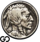 1925-D Buffalo Nickel, Key Date, VF+