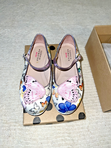 Sophia Webster Mini Mädchen Elfenbein Schmetterling Ballerinas - Bild 1 von 6