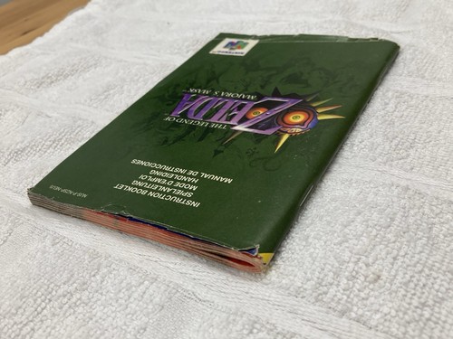 Legend Of Zelda Majoras Mask N64 Instruction Booklet Nintendo 64 Manual - Picture 4 of 9