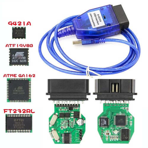 For BMW K+DCAN OBD2 Cable with Switch FTDI FT232RL Tools EDIABAS NCS Expert ISTA - Picture 4 of 10