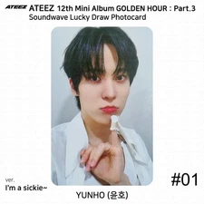 ATEEZ The 12th Mini Golden Hour Part.3 Soundwave Luckydraw Photocard KPOP K-POP