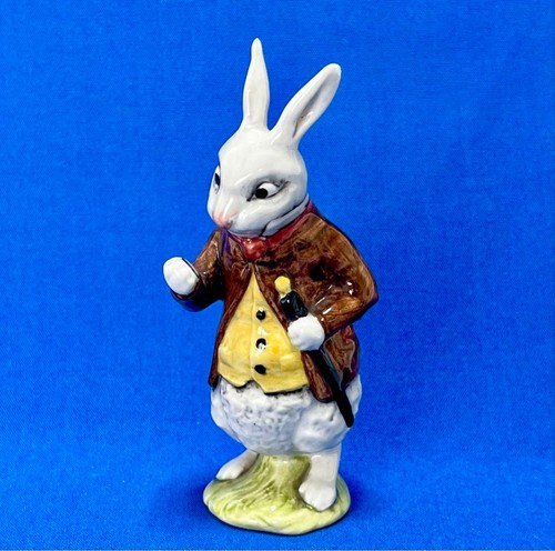 Figurina coniglio bianco serie Beswick Alice vintage stile una Inghilterra anni 70 - Foto 10 di 11