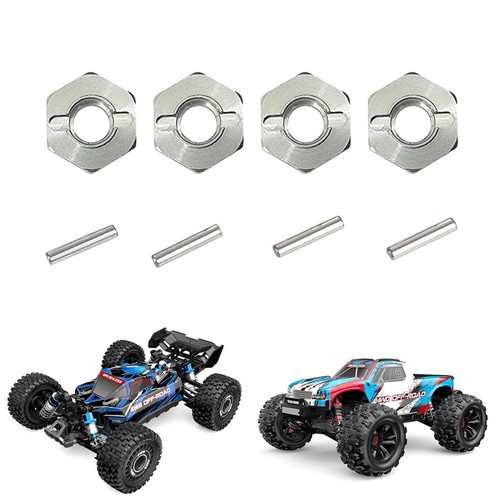 4Pcs Metal 12mm Wheel Hex Hub Adapter for Go H16 16207 16208 162093971 - Bild 4 von 6