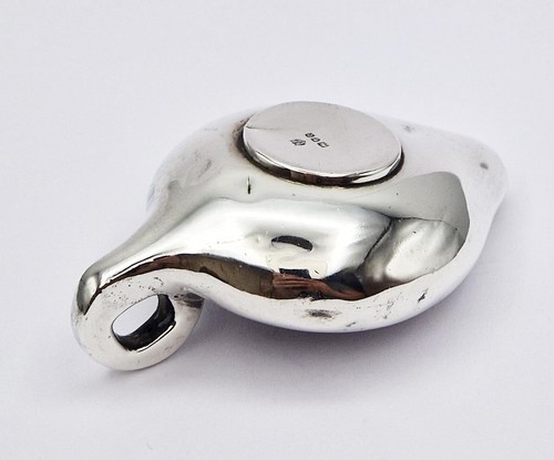 LÁMPARA DE ACEITE ROMANA EDUARDIANA PLATA ESTERLINA ENCENDEDOR DE MESA Londres 1909 - Imagen 5 de 6