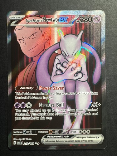 Team Rockets Mewtwo Ex 213/182 Sv10: Destined Rivals HOLO
