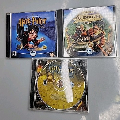Lote de juegos de computadora Harry Potter PC cámara no probada Quidditch brujos - Imagen 1 de 4