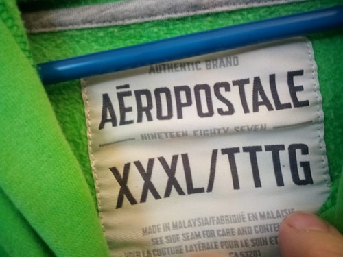 Vintage Aeropostale 19-87 3XL Hoodie - Picture 2 of 9