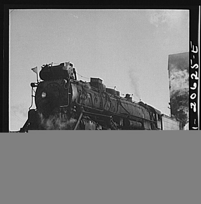 #ad Untitled photo : Clovis New Mexico. Checking a locomotive as it leaves the $12.99