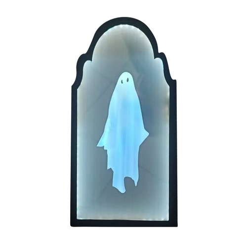Halloween Deko Schreibtisch Ornament mit gewelltem Rahmen Design für Badezimmer Zuhause - Bild 3 von 8