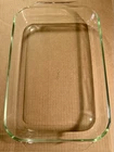 Vintage Pyrex 234-R Clear Glass 4 Qt. Casserole Dish Lasagna Pan 15"x10"x2"