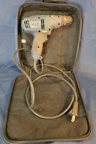 Ryobi D42 3/8" Corded Drill 4.5A 120V GripZone w/ Carry Case – Works - Picture 2 of 8