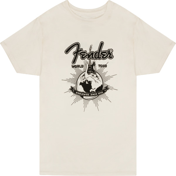Футболка Fender Guitars WORLD TOUR Tee S МАЛЕНЬКАЯ 4990₽