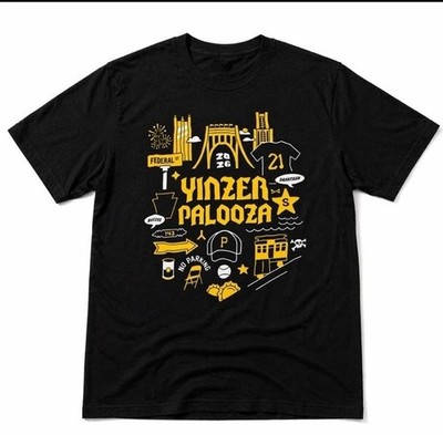 SIZE XL Pittsburgh Pirates Yinzerpalooza 2026 T Shirt 7/24 SGA PNC Park MLB