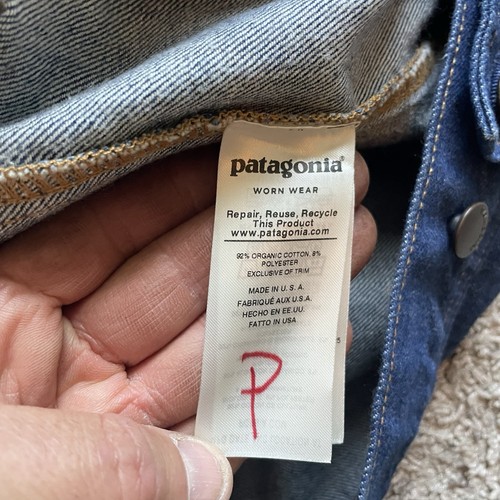 PATAGONIA Dyneem Steel Forge Denim Jacket (Blue) Men's Medium USA New w/ Tags - Picture 20 of 21