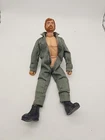 New ListingMan of Action Adventure Team Flocked Brown Hair GI Joe 1970 Hasbro 12" Figure