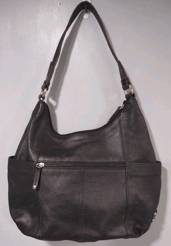 Tignanello schwarze Leder Schultertasche / Handtasche - Ellie Hobo Bag - Bild 2 von 10