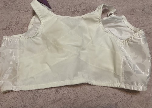 Naturalwear Mastectomy Bra W202 Cool Max D48 White - Picture 5 of 6