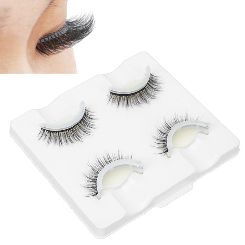 4pcs False Eyelashes 3D Glue Free Thick Natural Magnetic Eyelashes For Girls BX5 - Picture 11 of 23